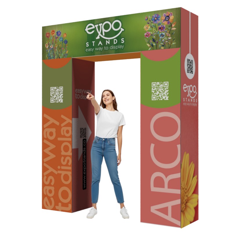 Arcos publicitarios portátiles, desarmables